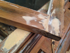 Epoxy window sash repair