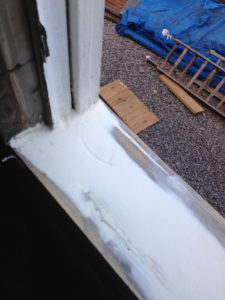 Repaired Sill